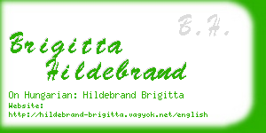 brigitta hildebrand business card